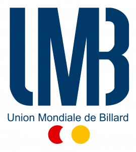 Logo des partenaires: L'Union Mondiale de Billard (UMB); contact; nos tarifs; salle de jeu; le comité directeur; Nouveautés; partenaires; ressources; galerie; médias